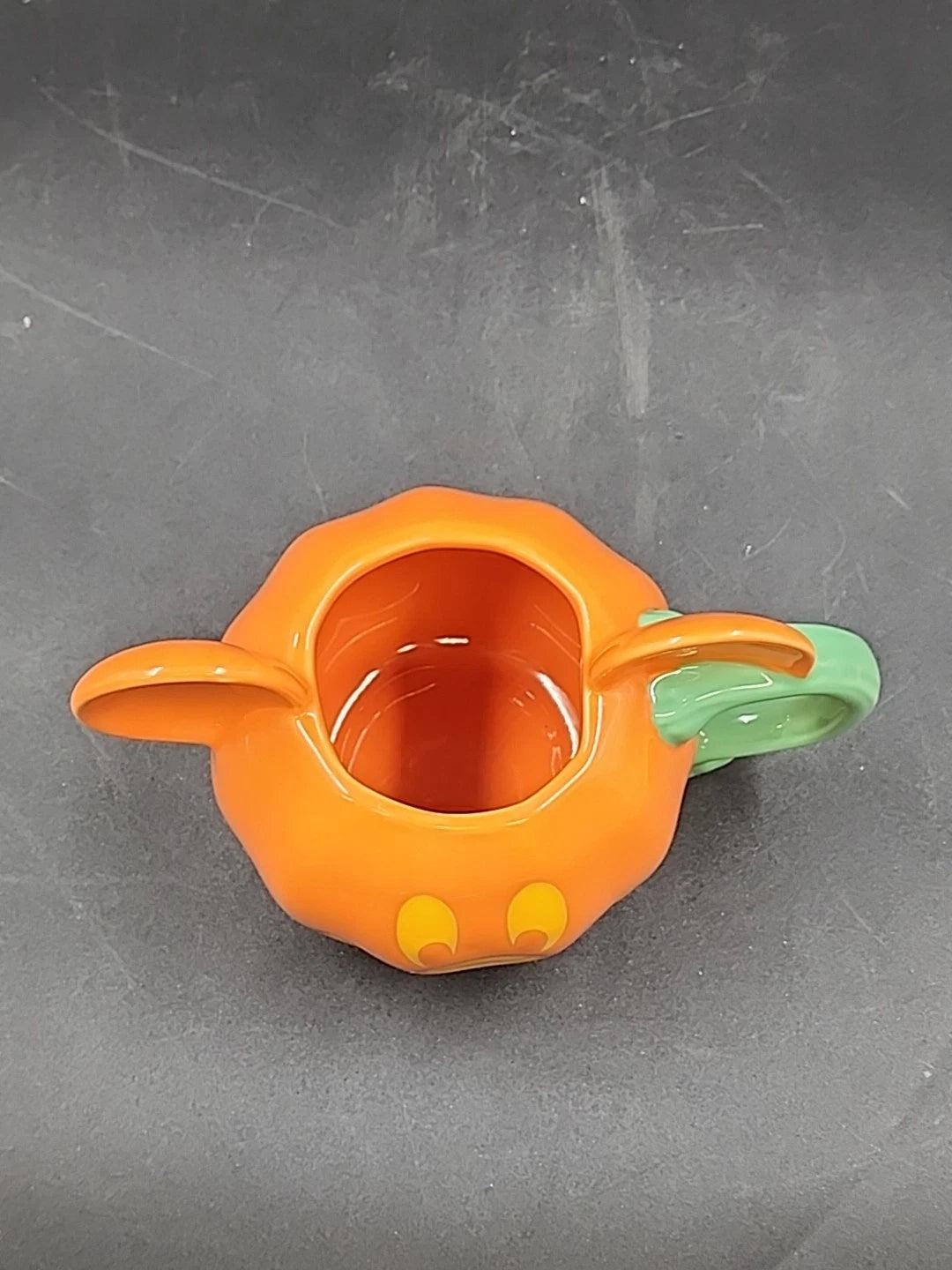 Disney Parks Mickey Mouse Pumpkin Mug Jack-O-Lantern Halloween 18 oz Stoneware