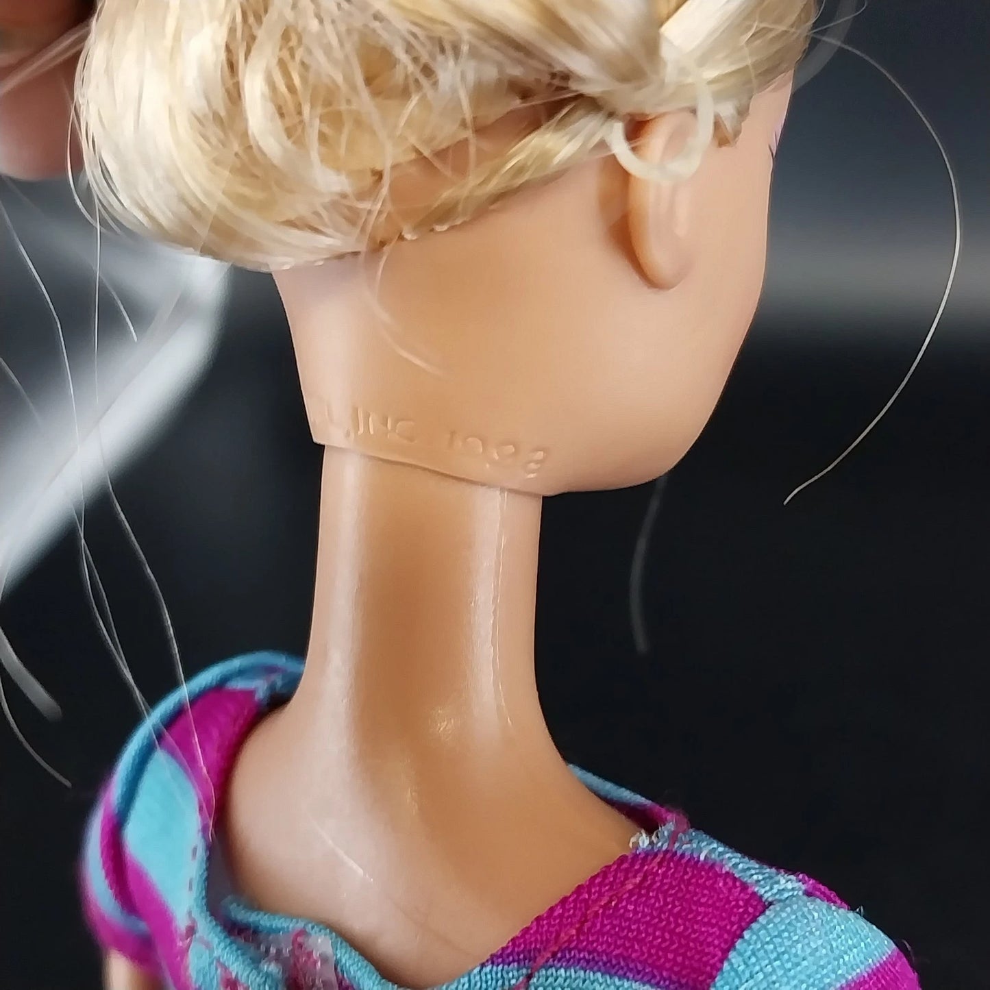 Mattel Barbie I Can Be Babysitter Doll Blonde Stripe Dress Y2K