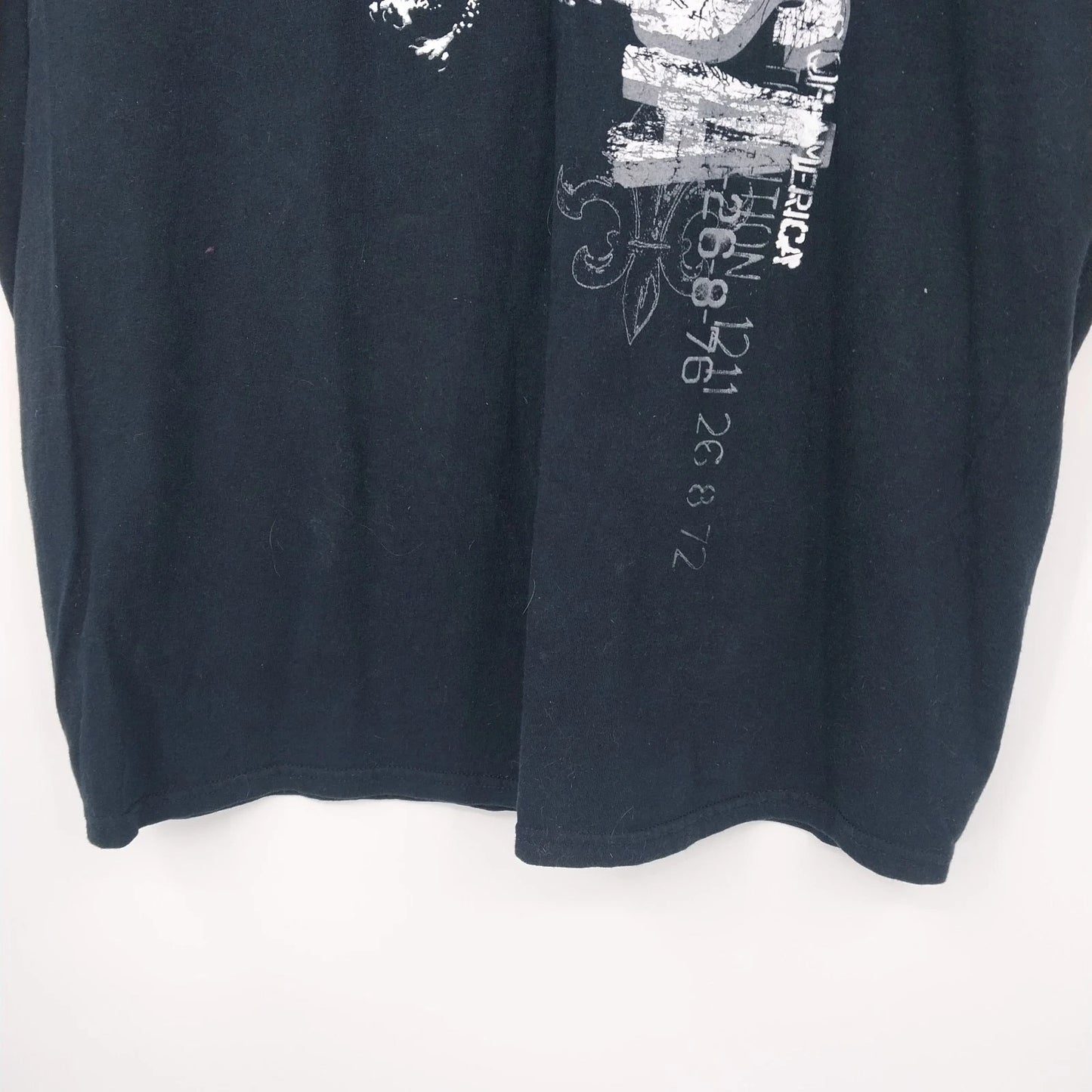 Gildan USA Eagle Sleeveless Muscle Tee Black Mens XL Cotton Shirt