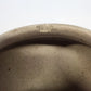 Nemadji Pottery Vase 5.5" Natural Clay Green Orange Swirl Marbled Vintage USA