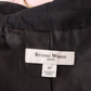 Studio Works Women's Black Zip Jacket Size 4P Lightweight Notched Collar