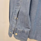 American Eagle Men’s Blue Denim Button-Front Shirt Size Large Athletic Fit China
