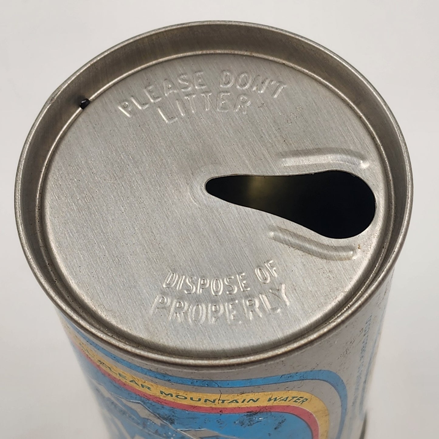 Crystal Colorado Beer 12 oz Aluminum Edge Pull Top Tin Empty Can Pueblo CO 1972