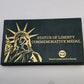 Statue of Liberty Silver Medal & First Day Stamp Set 1986 US Mint COA Centennial
