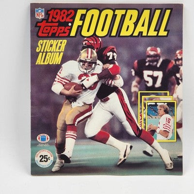 1982 Topps Football Sticker Album Vintage 64/289 Stickers 22% Filled NFL Players