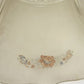 Vintage Lancaster Glass Yellow Floral Ceiling Light Shade