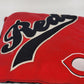 Cincinnati Reds Plush Pillow MLB Baseball Red Black Forever Collectible Handmade
