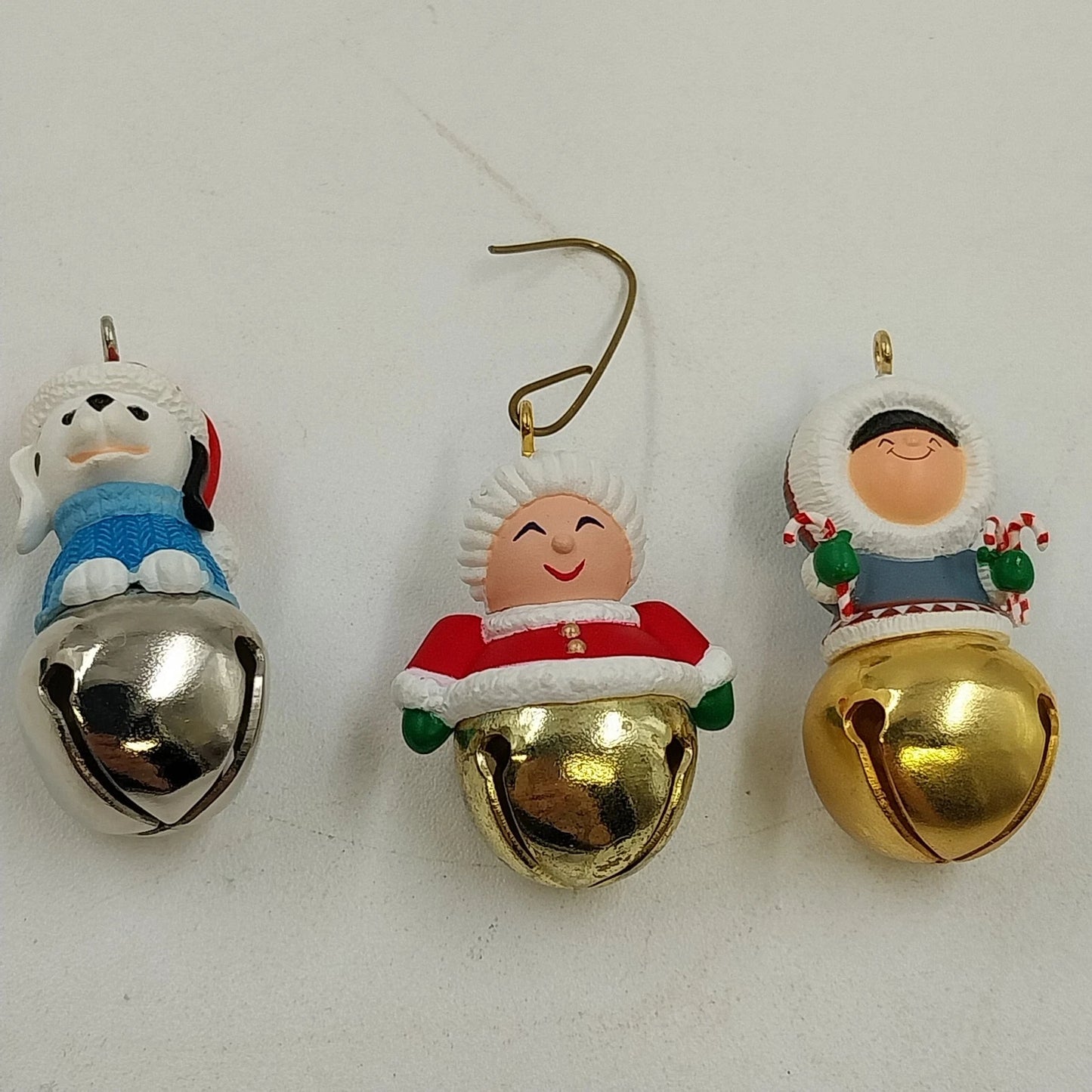3 Hallmark Miniature Keepsake Ornaments Christmas Bells Collectors Series 2000's