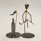 Golfer Breaking Club Rock Creek Metal Craft Art Sculpture 4.5" Vintage