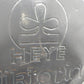 Heye Viktoria German Glass Jar with Ad Print Lid Collectible Pot Cover Vintage