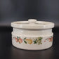 Wedgwood Quince Covered Casserole Dish 1.5 Qt w Lid Oven to Table Fruits England