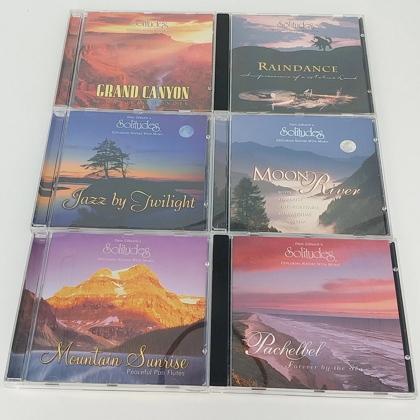 Dan Gibson Solitudes 6 CD Lot Grand Canyon Moon River Raindance Nature Music