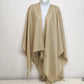 Bijoux Terner Tan Scarf Wrap Open Front Pashmina Shawl Oversized Stole 63"x48"
