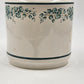 Corelle Callaway White Green Ivy Canister 8" Corning Ware Floral Lines China