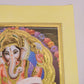 Hindu God Ganesha Print Poster Ganesh Writing Deity Remover of Obstacles Art