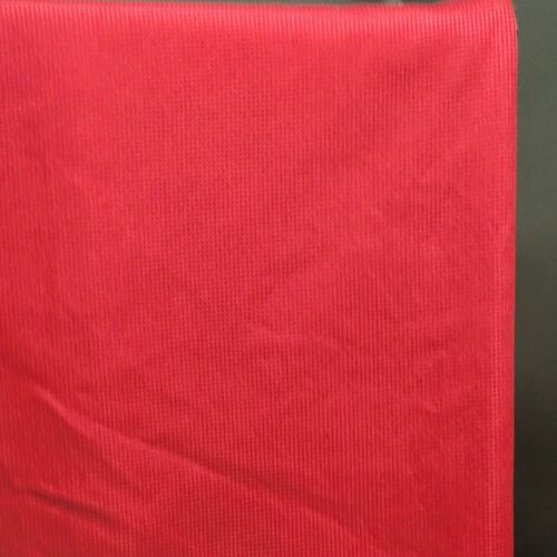 Red on Red Textured Linen Tablecloth 100" Long x 60" Wide Vintage