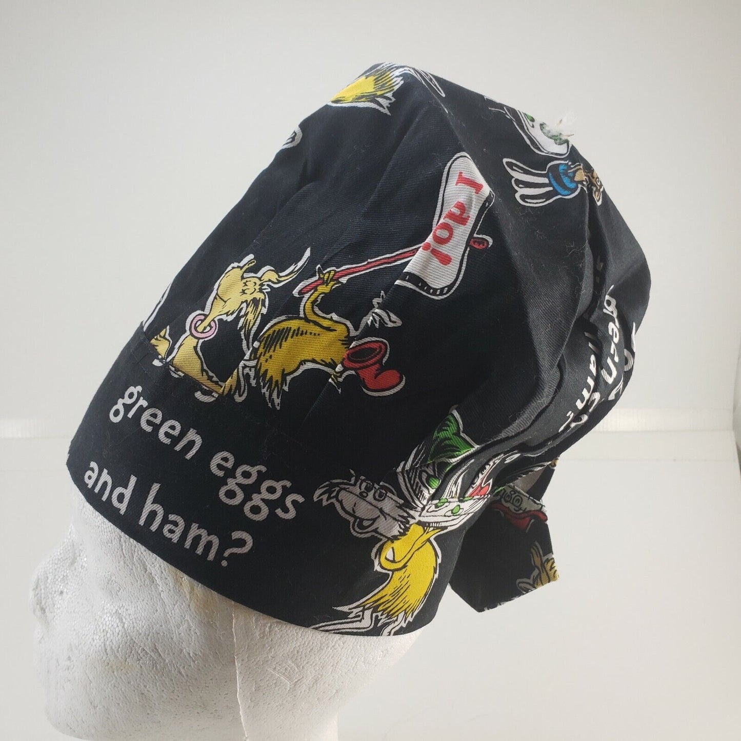 Kid's Chef's Hat Green Eggs & Ham Dr Seuss ASD Living Hook & Loop Sizing