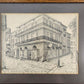 Pirates Parsonage Archie Boyd Framed Sketch Print Matted