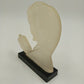 Lucite Jesus Mary Joseph Figurine 5" on Black Base Vtg Mid-Century