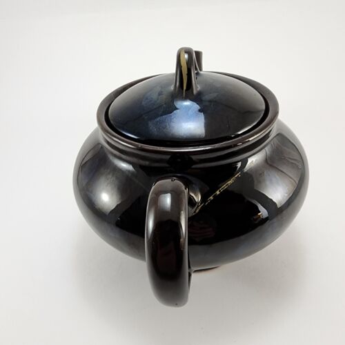 Royal Dripless Teapot Canadian Art Pottery Hamilton Brown 5.5in
