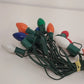 25-Light C9 Christmas Light Set Green Wire Branch Clips 25 Ft 20 Used Bulbs