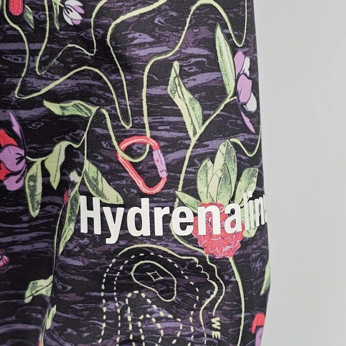 The North Face Small Petite Hydrenaline Jacket Floral Print Zip-Up Y2K Polyester