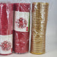 4 Rolls Deco Mesh Ribbon 10" x 30 ft Each Metallic Sparkle Wreath Supplies China