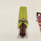 Japanese Wood Chopstick 3 Sets Kokeshi Doll Rest Butterfly Fabric Pouch Gift Vtg