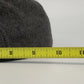 Wool Nylon Ear Flap Cap Charcoal Gray Winter Hat XL Heavy Soft Warm USA Vintage