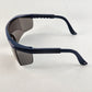 ERB Sting Ray Safety Glasses Half Frame Telescoping Temples UV Protection Z87.1+ (Blue, Gray & N/A)
