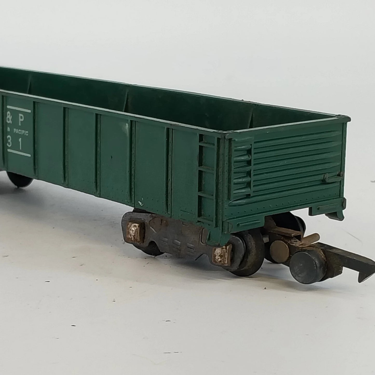 Vintage American Flyer S Gauge Texas Pacific Gondola 631 Green