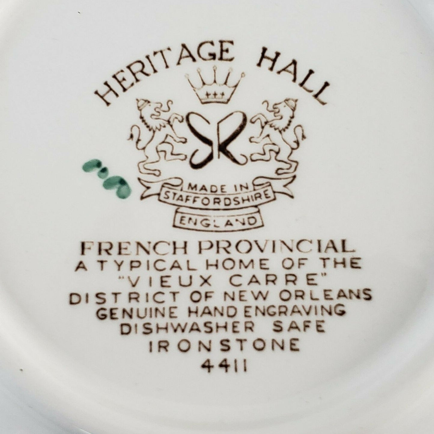 French Provincial Round Vegetable Bowl 8" Heritage Hall 4411 Johnson Brothers