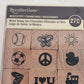 27 Piece Rubber Stamp Set Wood Mounted Recollections Necessities Vintage NWT