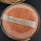 Zell 5th Ave Rotary Club Compact Mirror Powder Puff Floral & Guilloché Enamel
