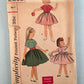 Simplicity 2210 Vintage Sewing Pattern Girls One Piece Dress and Sash Size 2