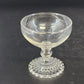 6 Anchor Hocking Bubble Foot Champagne Glasses 4" Mid Century Vintage Barware