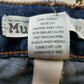 Mudd Skinny Stretch Dark Wash Distressed Jeans Womens Size 5