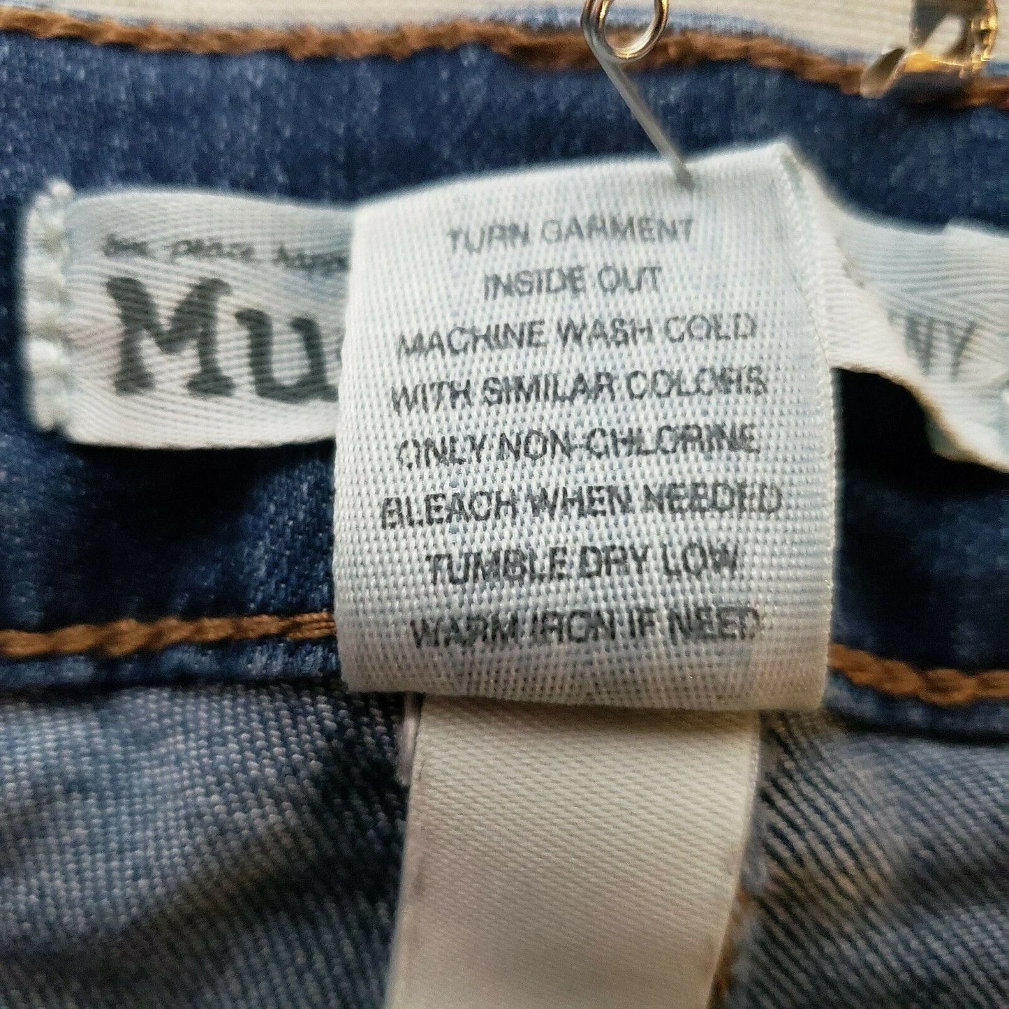 Mudd Skinny Stretch Dark Wash Distressed Jeans Womens Size 5