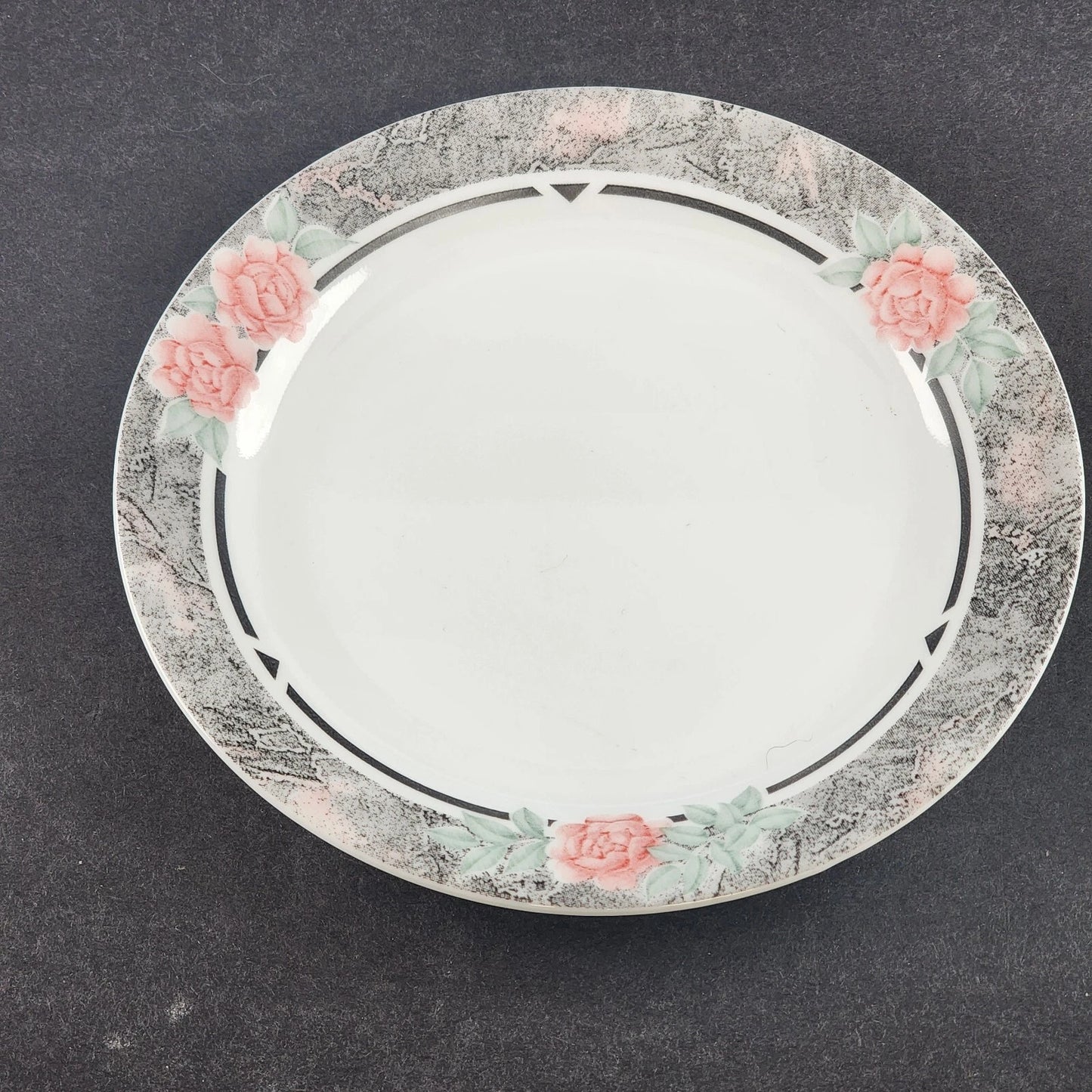 Corelle Occasions Silk and Roses 4pc Place Setting Corning USA Microwavable 1991