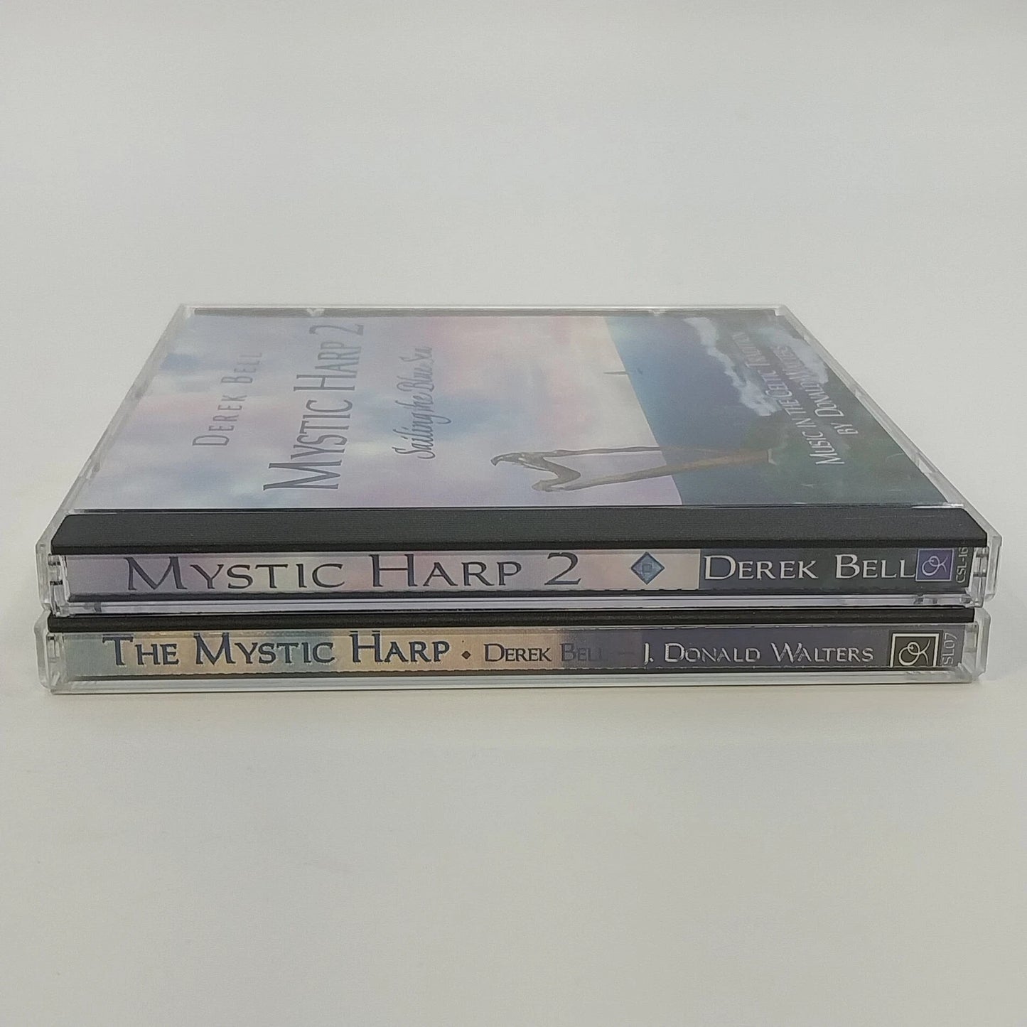 Derek Bell Mystic Harp 1 2 Sailing the Blue Sea Celtic Harp 2 CDs New Age 1990s