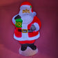 Holiday Time 11" Blow Mold Tabletop Santa Claus Light Up Indoor NWT 2023 Version