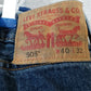 Levi’s 505 Men’s Jean 40x32 Regular Fit Straight Leg y2k men denim Mexico Rugged