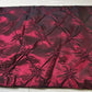 Reversible Velvet Table Runner 60" Maroon Black Diamond Quilted Luxury Holiday