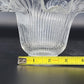 Ribbed Glass Lamp Shade Ruffled Rim Fitter 2.5" Vintage Holophane Style