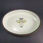 Denby-Langley 10" Oval Vegetable Bowl Kimberly Pattern Floral Design Vintage