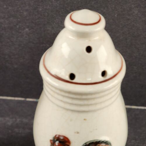 Rooster Chicken Salt & Pepper Shakers VG Pottery 4.5" Tall Vintage No Stoppers