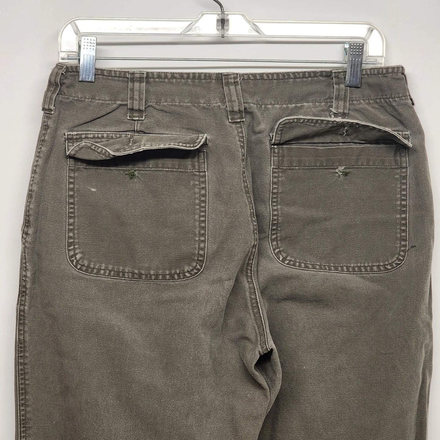 American Eagle Outfitters Women's Jeans 10 Straight Leg Olive Green Utility Soft