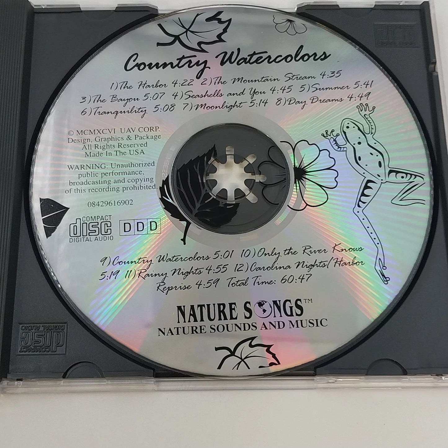 Nature Sounds Music 4 CD Lot Grand Canyon Brazilian Expedition Streams Vintage
