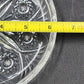 Irena Polish 24% Lead Crystal Plate 6" Diameter Vintage Elegant Clear Glass Dish