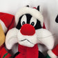 4 Beanie Babies Plush 3 Disney Pooh Mickey & Minnie and 1 Warner Bros Sylvester